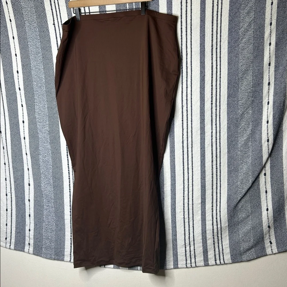 NWT Skims Recycled Swim Cut Out Long Tube Skirt